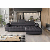 Coltar extensibil PORTO SANTORINI OCN-28066, gri antracit