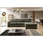 Coltar extensibil VANILLA CORNER 160, personalizabil materiale gama Premium, cu lada depozitare, 303x173x87 cm