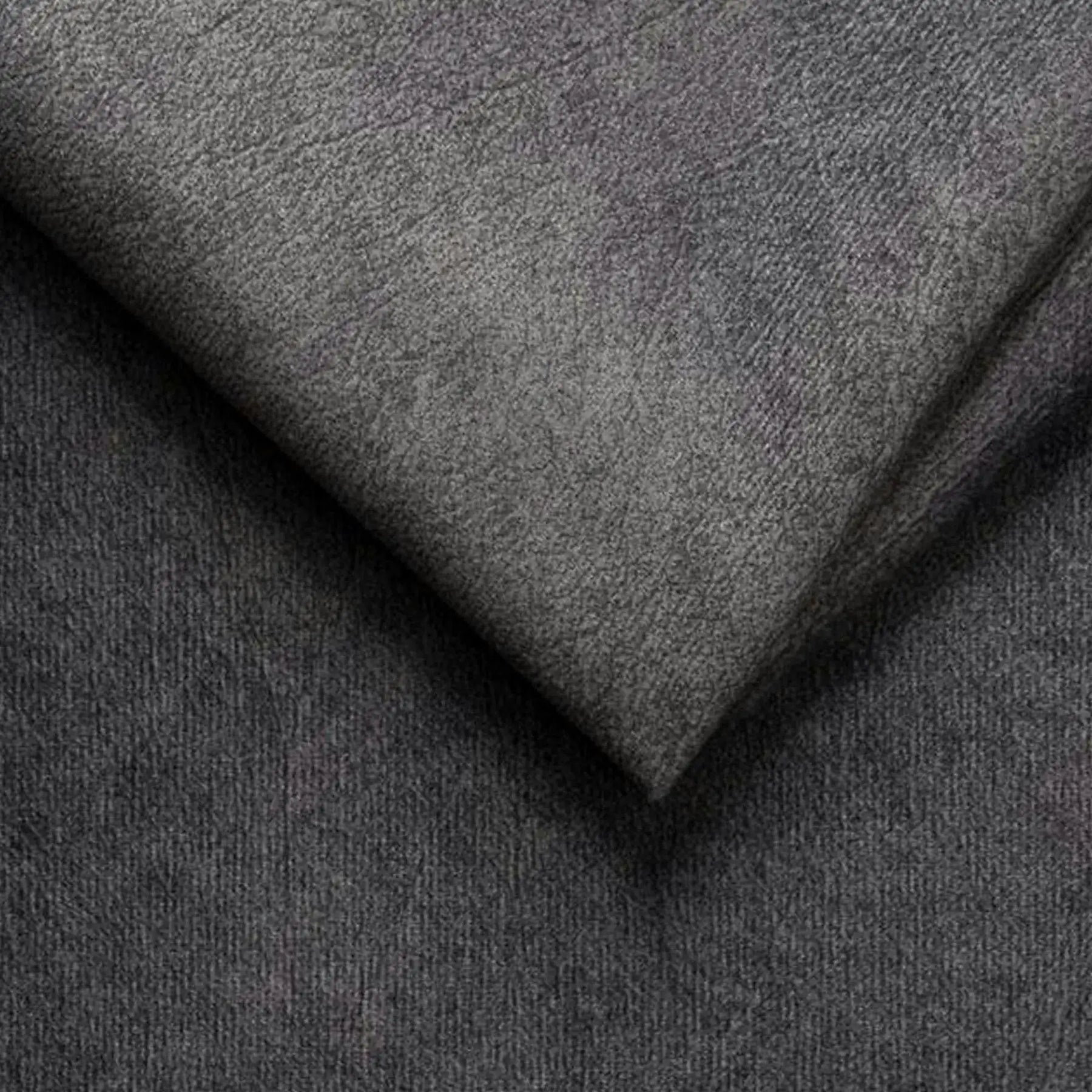 Coltar extensibil VANILLA CORNER 140, stofă catifelata, gri antracit - Salvador 15, 283×173×87 cm
