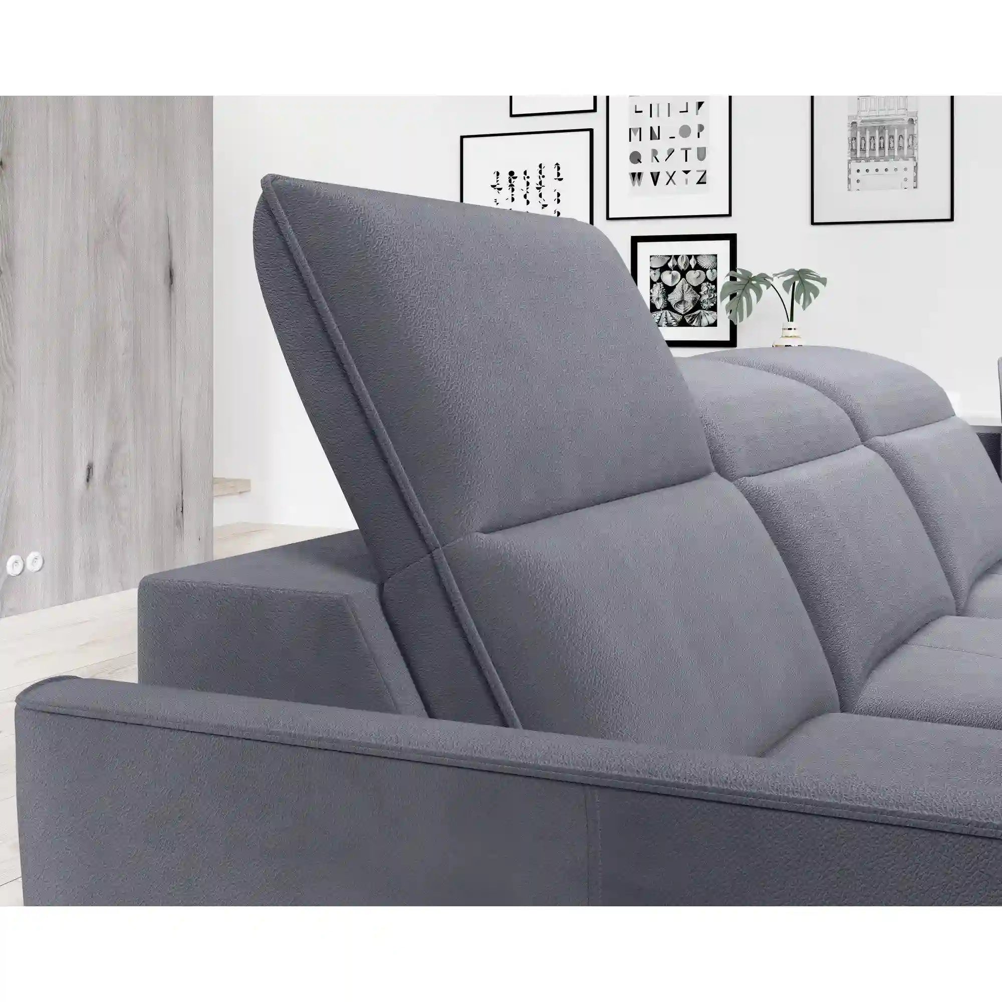 Coltar PORTO SANTORINI OCN-27302, gri antracit