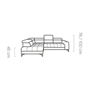 Coltar PORTO SANTORINI OCN-27384, gri grafit