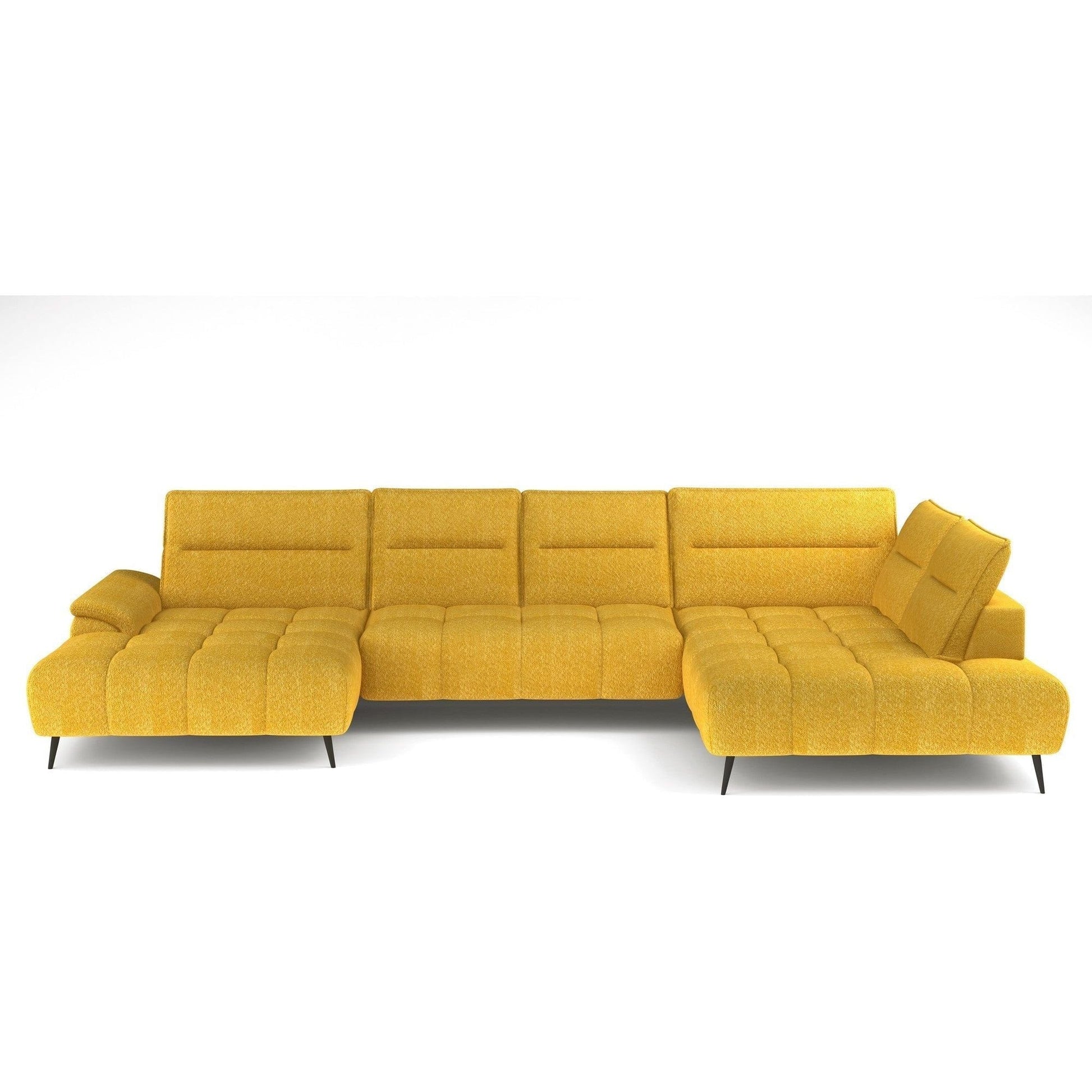 Coltar MONTANA XL, personalizabil materiale gama Oferta Avantaj, cu reglaj electric si tetiere reglabile, 389x220x97 cm