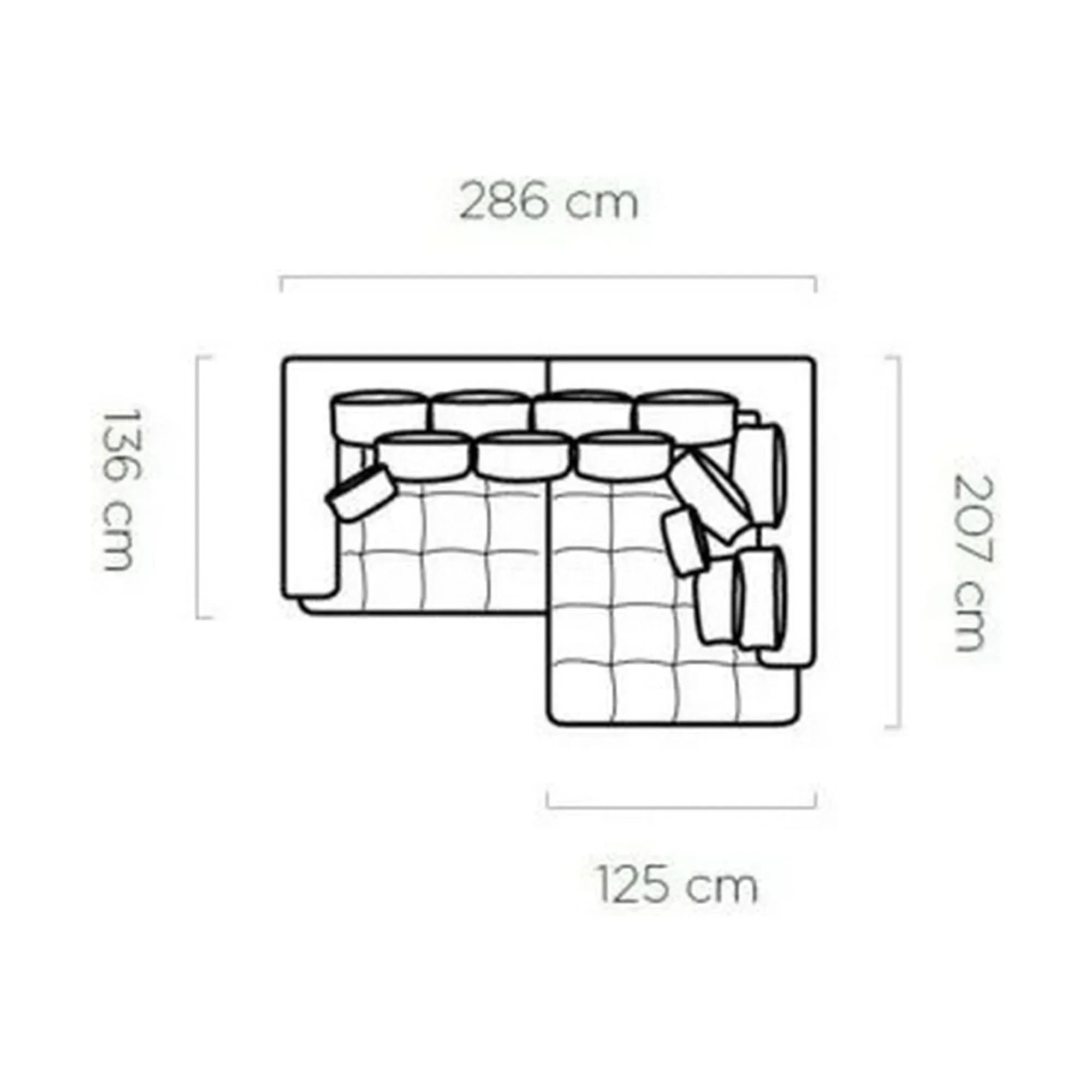 Coltar PORTO SANTORINI OCN-28072, verde menta
