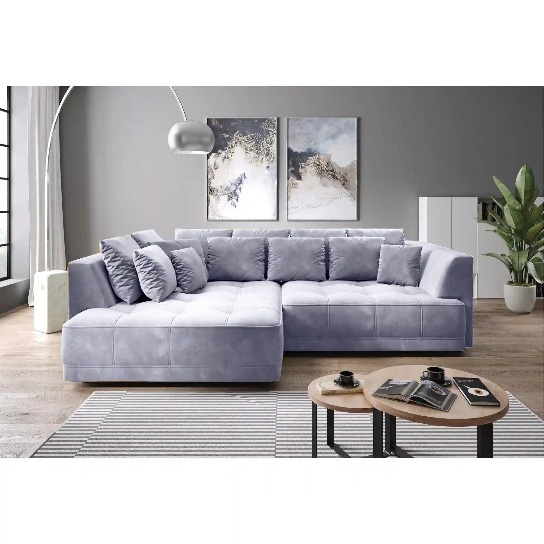 Coltar PORTO SANTORINI OCN-28064, gri deschis