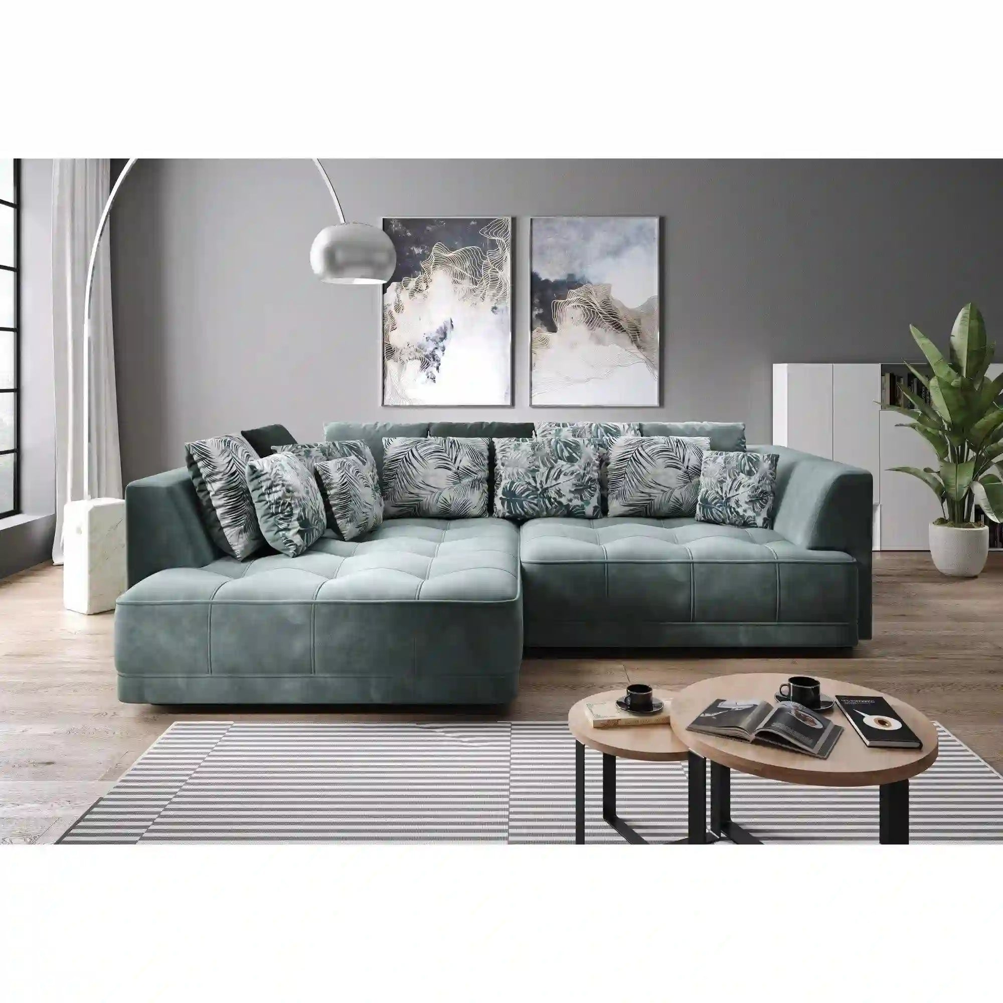 Coltar PORTO SANTORINI OCN-28064, gri deschis