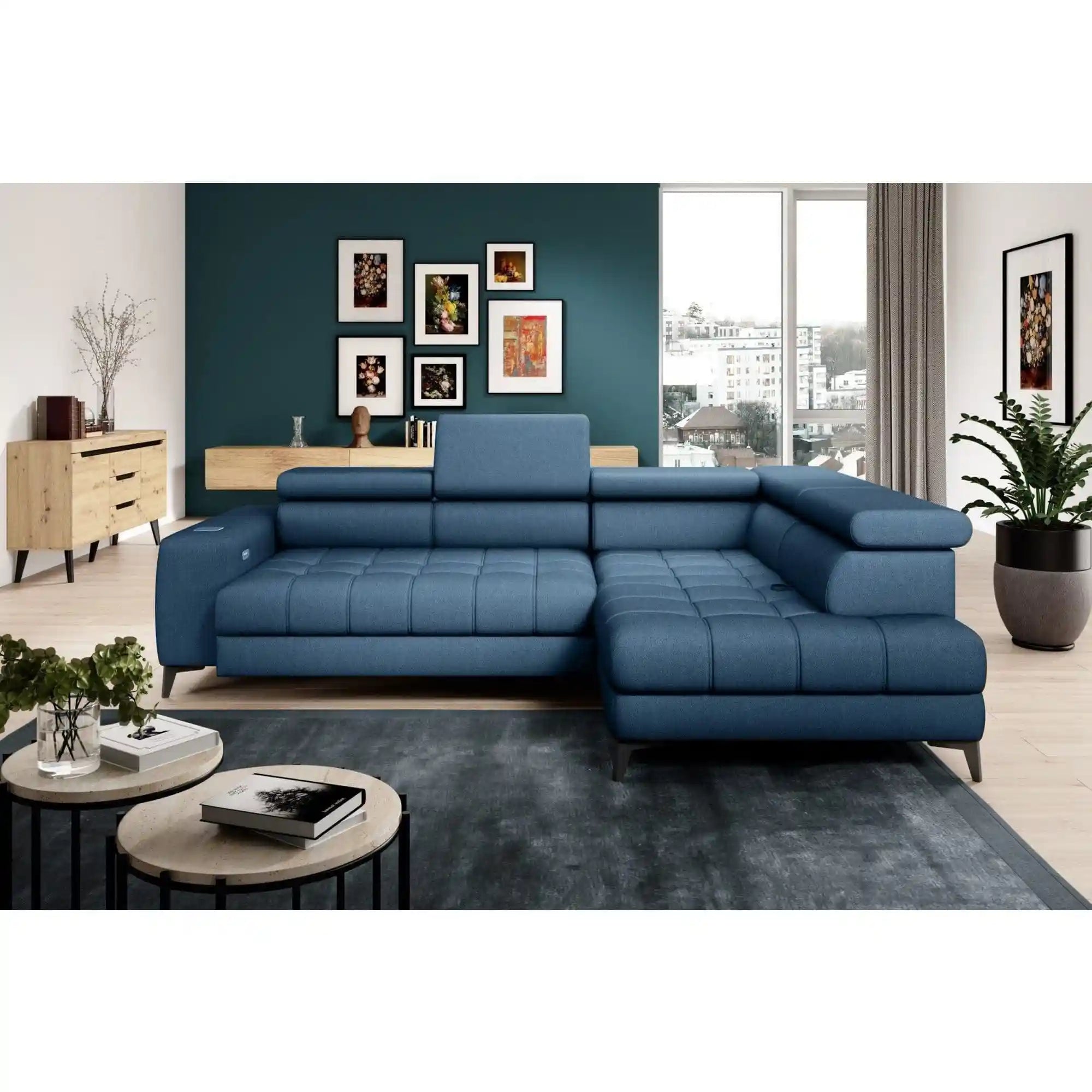 Coltar PORTO SANTORINI OCN-28061, albastru