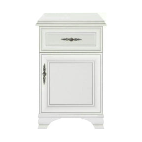 Mobilier hol cu oglinda IDENTO 4, alb, PAL melaminat, format din 4 piese