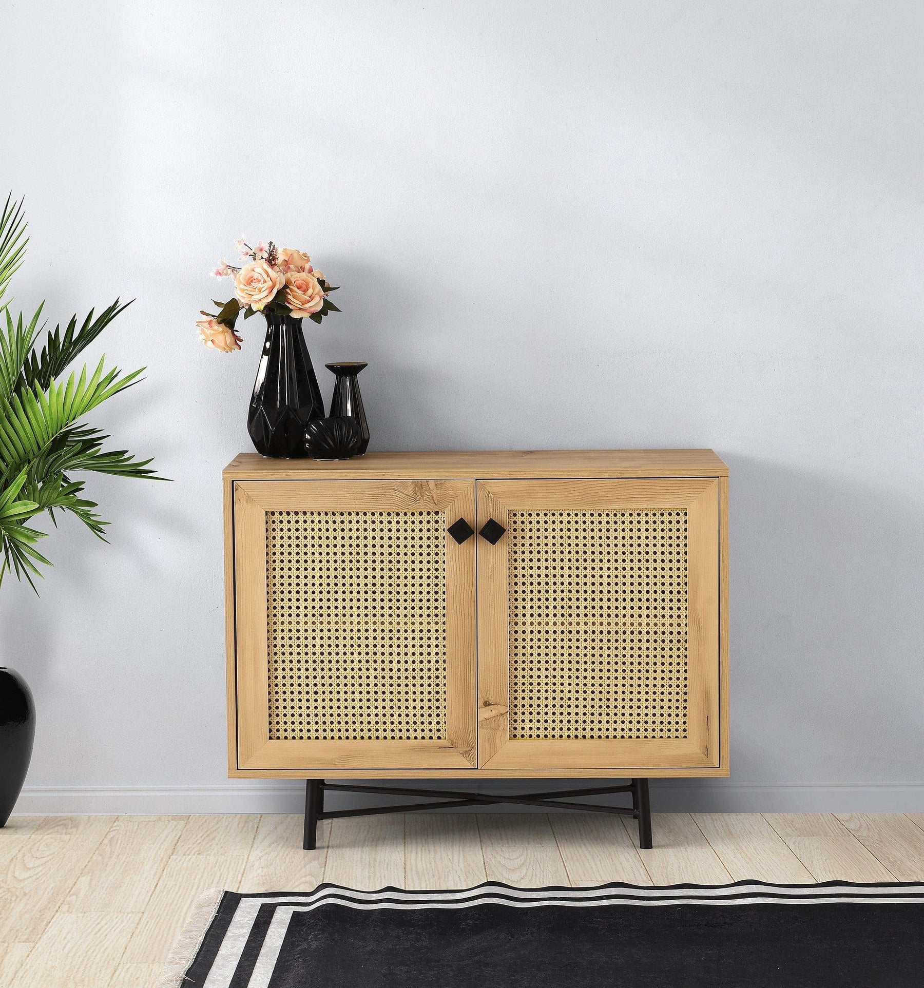 Comoda AMSTERDAM OCN-34089, stejar/negru