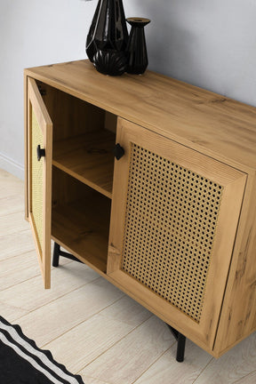 Comoda AMSTERDAM OCN-34089, stejar/negru