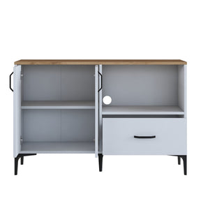 Comoda AMSTERDAM OCN-34109, alb/stejar