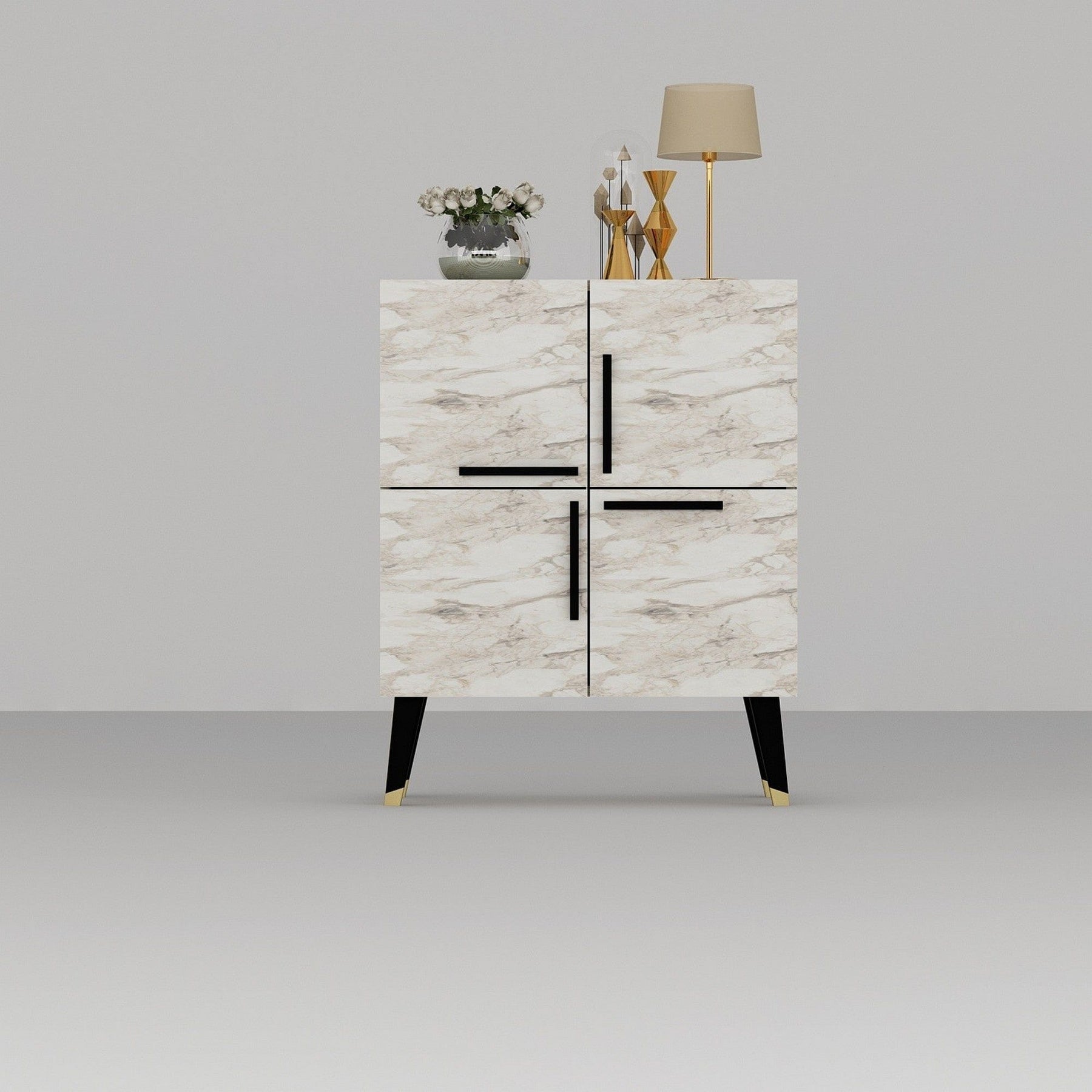 Comoda AMSTERDAM OCN-34124, bej/negru