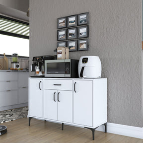 Comoda AMSTERDAM OCN-34136, alb/negru