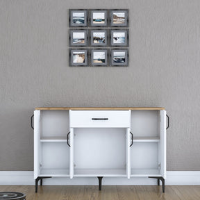 Comoda AMSTERDAM OCN-34137, alb/stejar