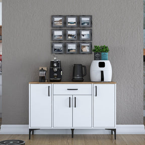 Comoda AMSTERDAM OCN-34137, alb/stejar