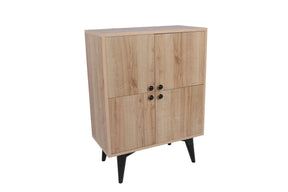 Comoda AMSTERDAM OCN-34142, stejar/negru