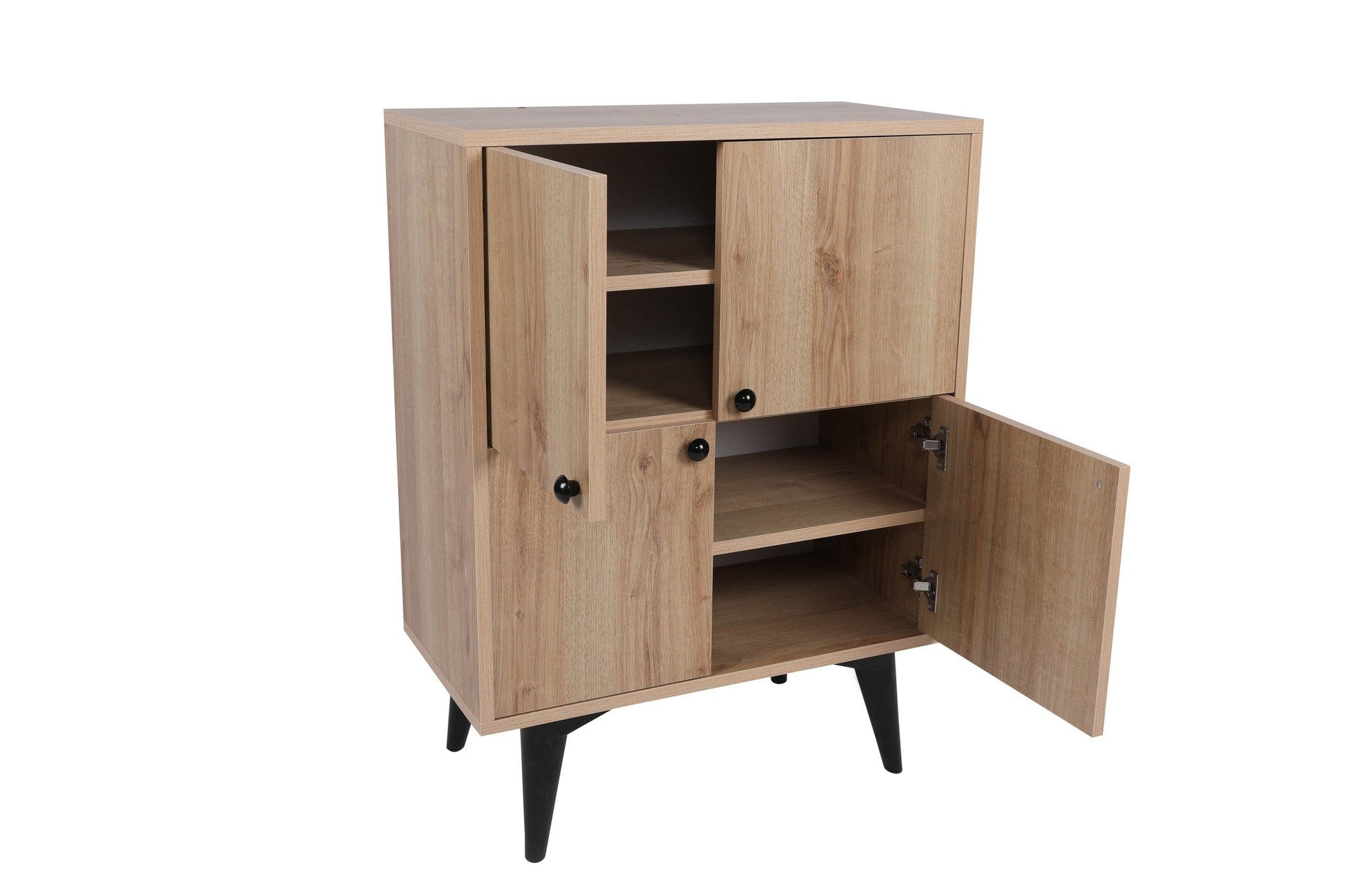 Comoda AMSTERDAM OCN-34142, stejar/negru