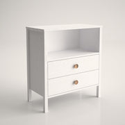 Comoda AMSTERDAM OCN-34182, alb/stejar