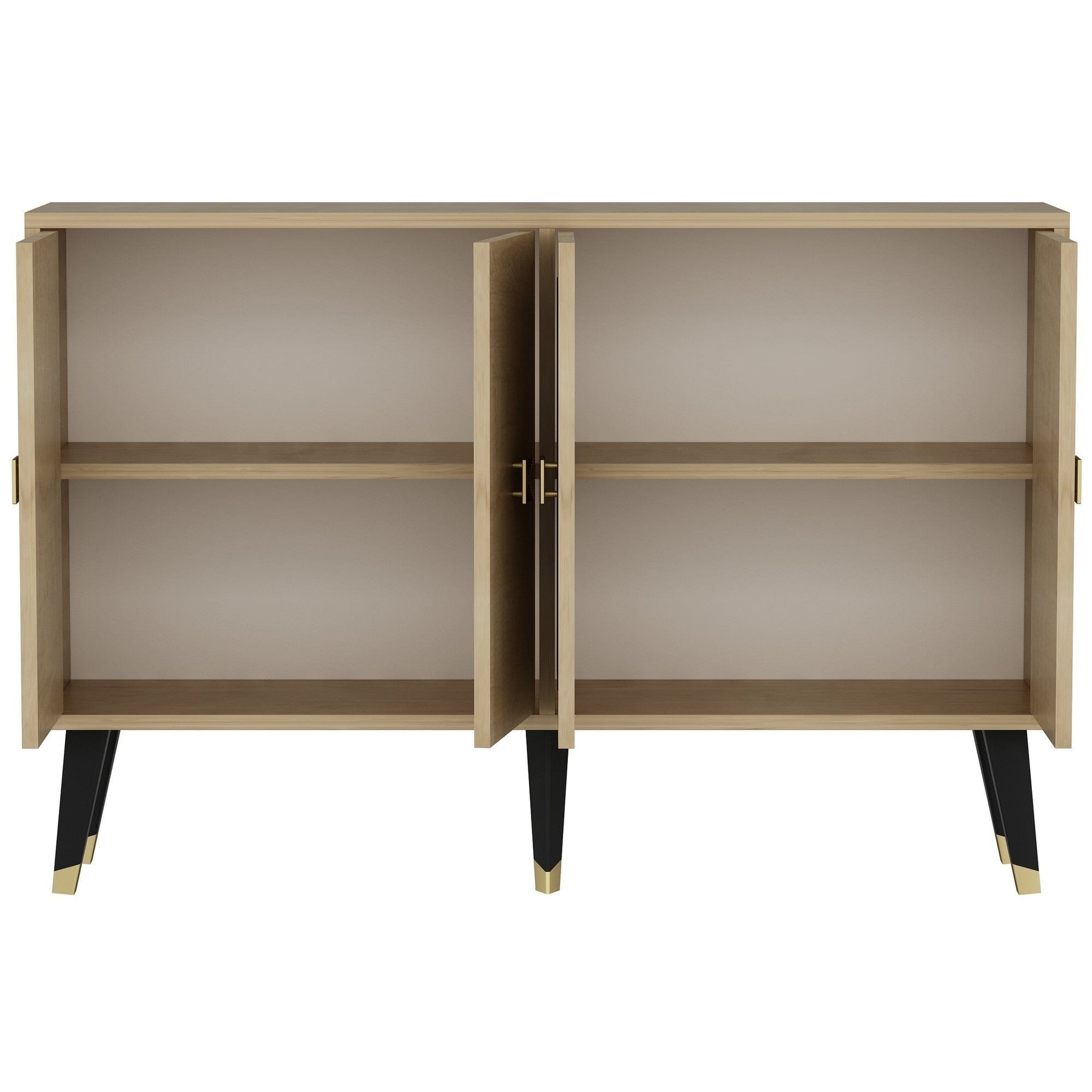 Comoda AMSTERDAM OCN-34184, stejar sapphire/negru