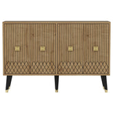 Comoda AMSTERDAM OCN-34185, stejar/negru