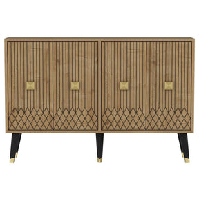 Comoda AMSTERDAM OCN-34185, stejar/negru