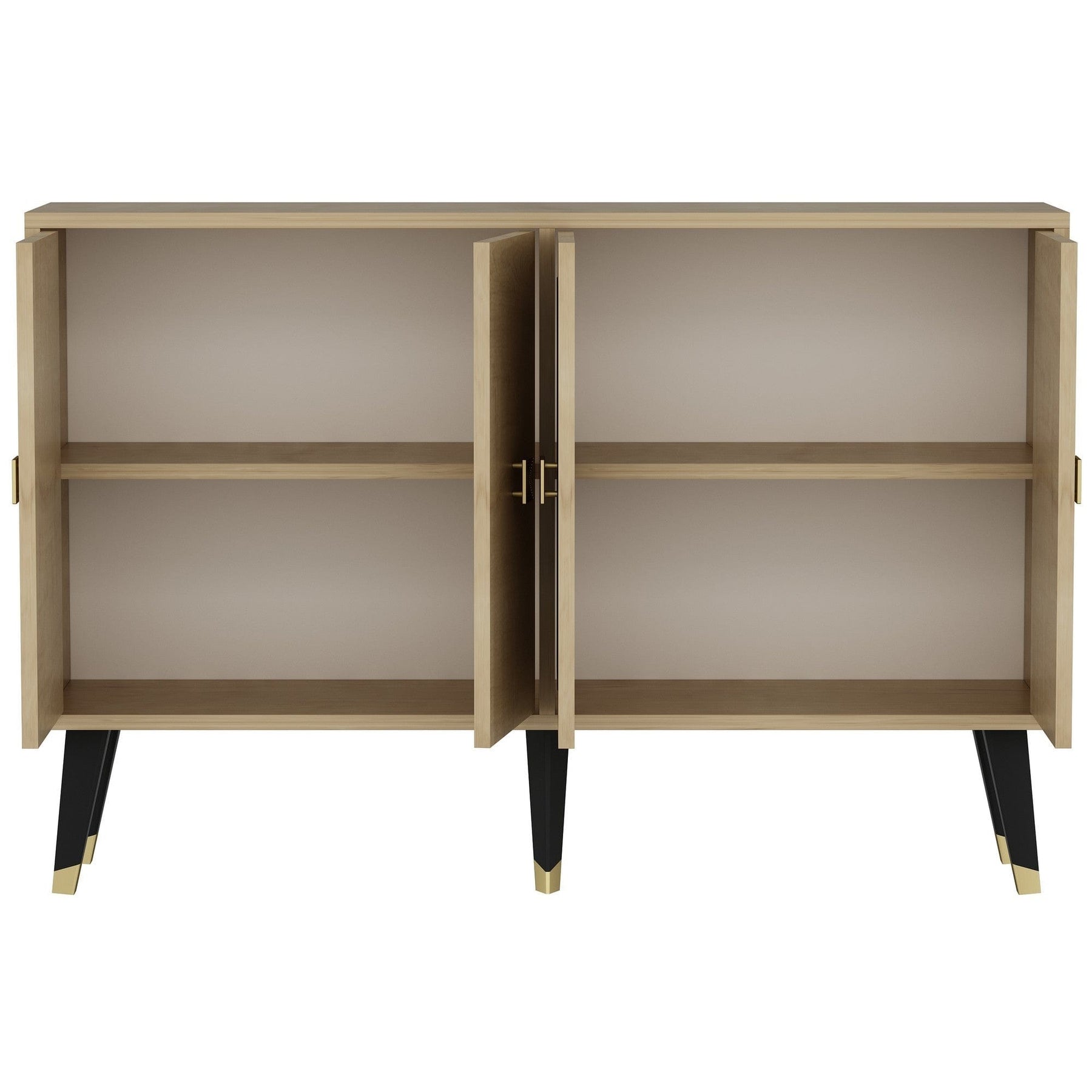 Comoda AMSTERDAM OCN-34185, stejar/negru