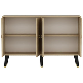 Comoda AMSTERDAM OCN-34187, stejar sapphire/negru