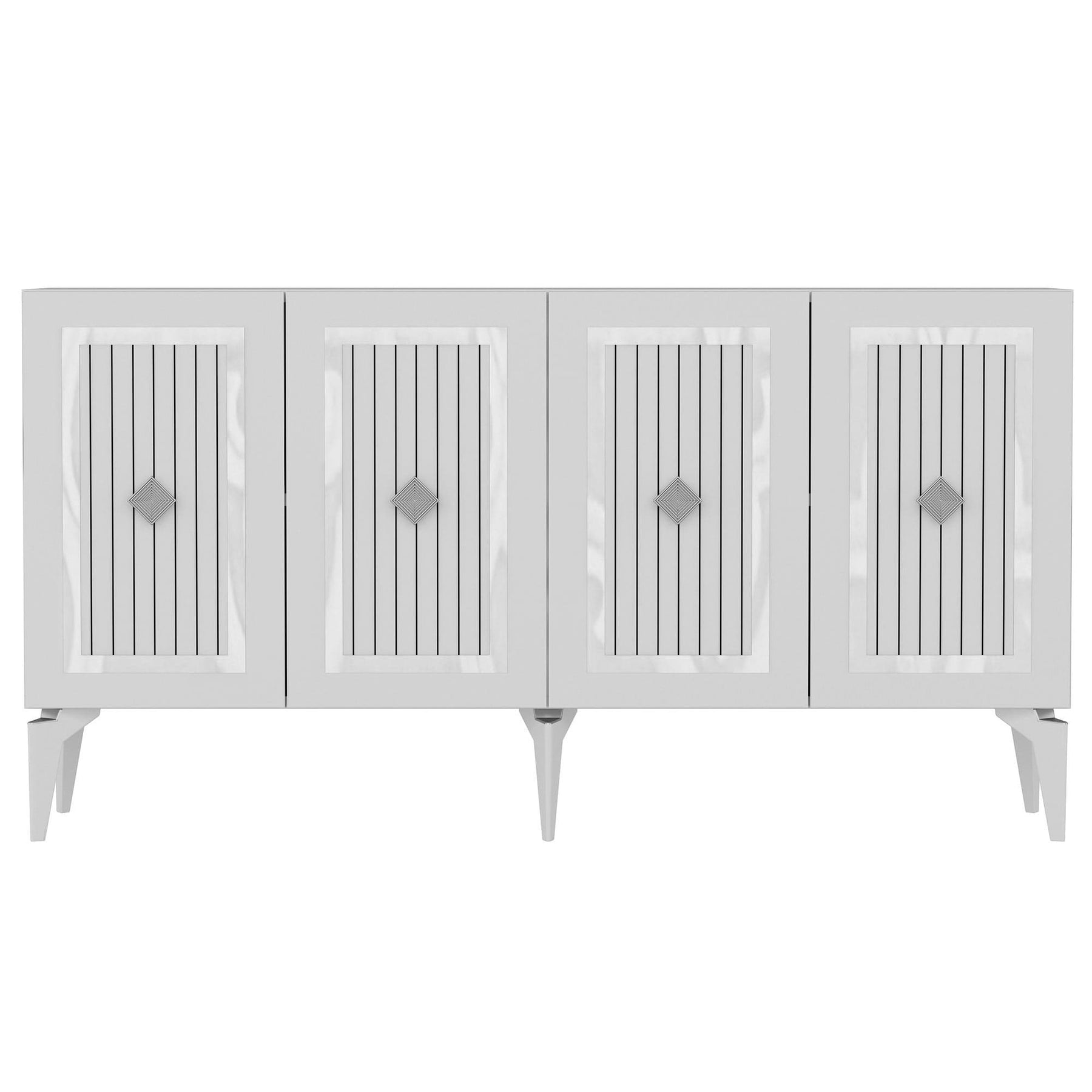 Comoda AMSTERDAM OCN-34207, alb/crom