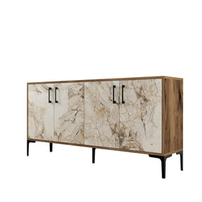 Comoda AMSTERDAM OCN-34219, stejar/bej