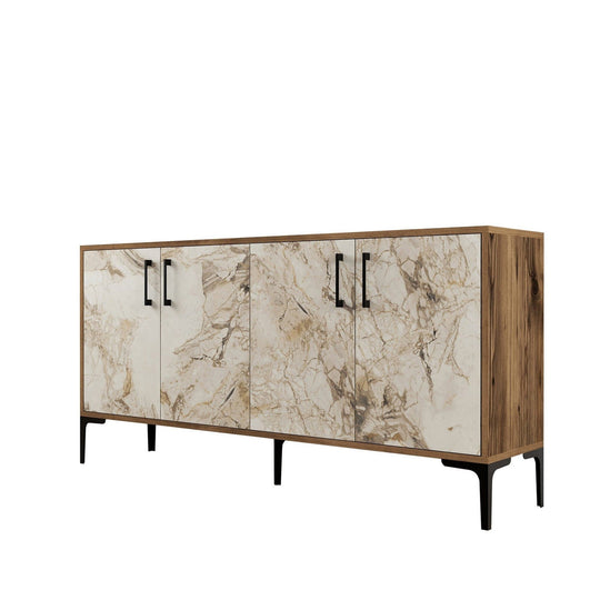 Comoda AMSTERDAM OCN-34219, stejar/bej