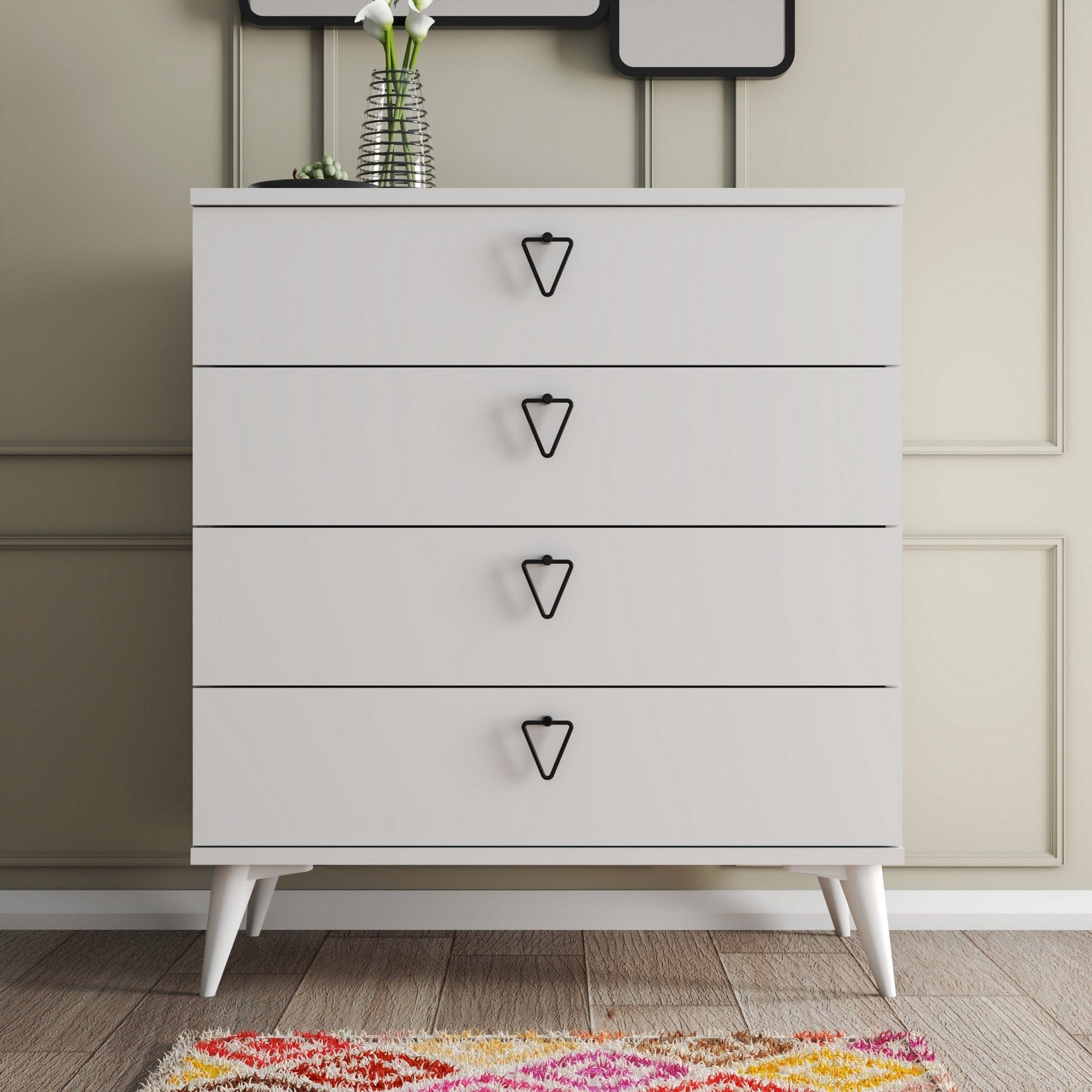 Comoda AMSTERDAM OCN-34220, alb