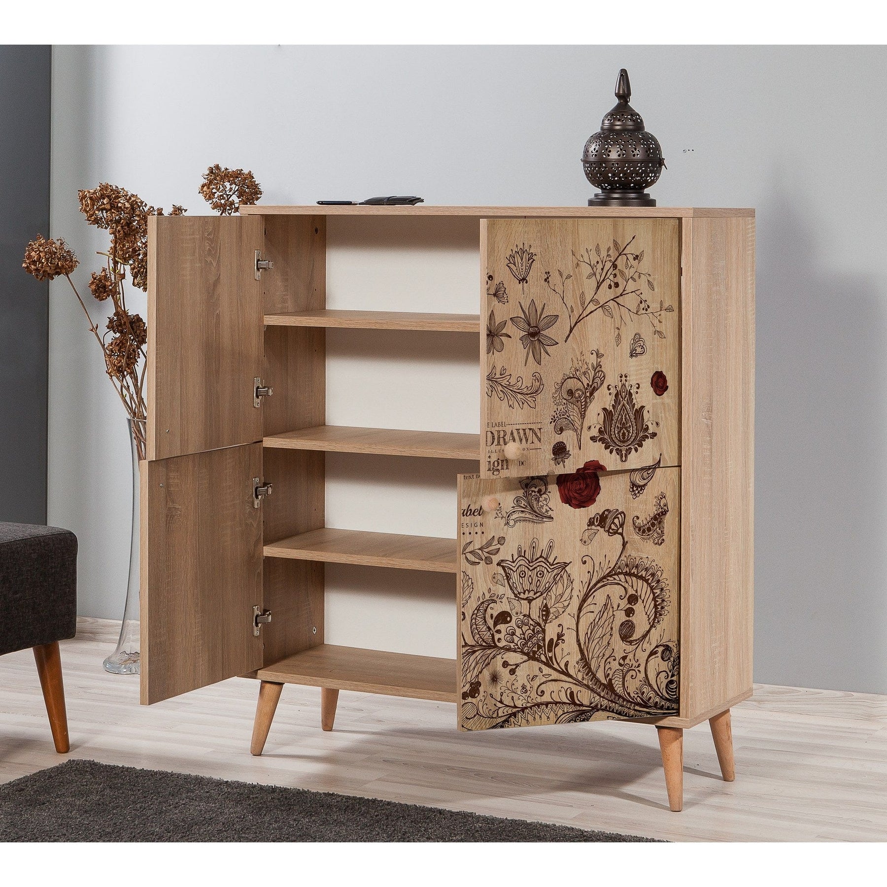 Comoda AMSTERDAM OCN-34246, stejar sonoma