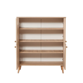 Comoda AMSTERDAM OCN-34247, negru/stejar sonoma