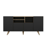 Comoda AMSTERDAM OCN-34263, negru/nuc