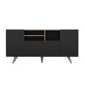 Comoda AMSTERDAM OCN-34263, negru/nuc