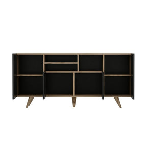 Comoda AMSTERDAM OCN-34263, negru/nuc