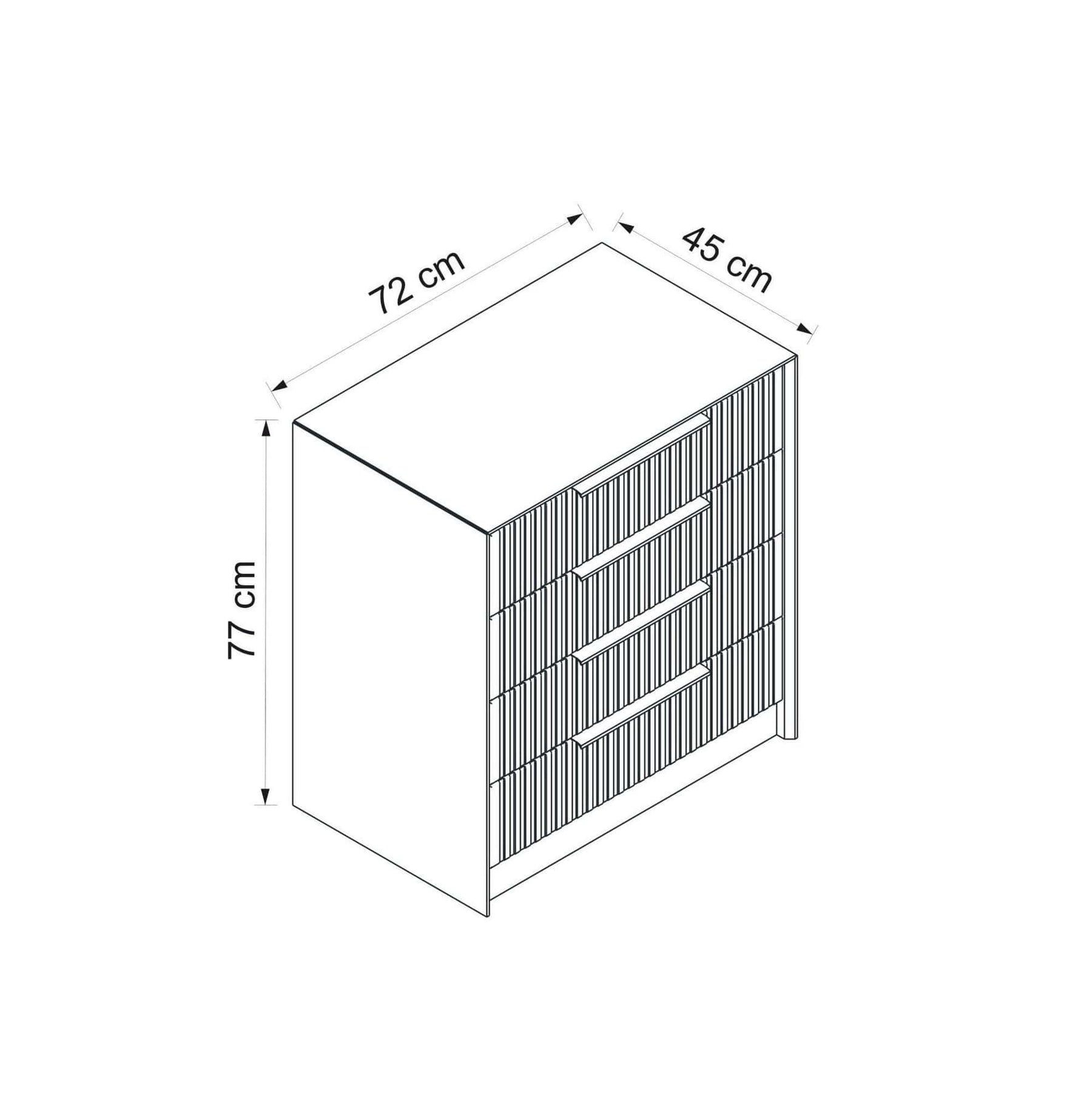 Comoda AMSTERDAM OCN-34277, bej