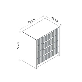 Comoda AMSTERDAM OCN-34277, bej