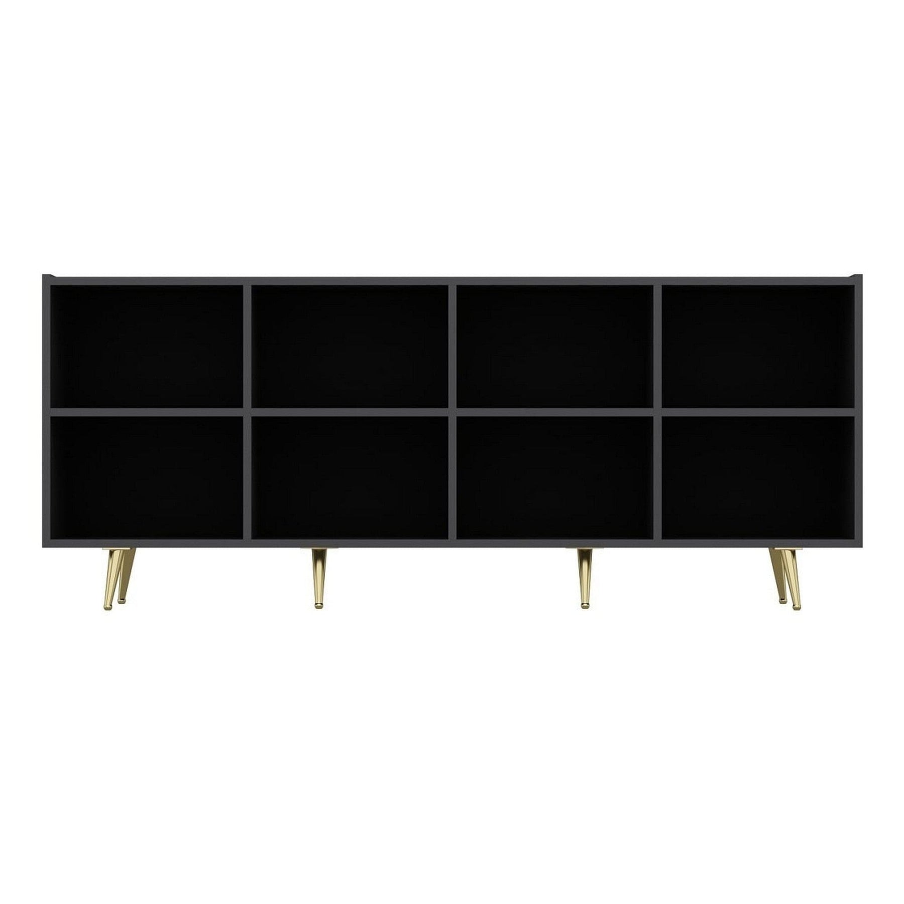 Comoda AMSTERDAM OCN-34306, gri antracit/auriu