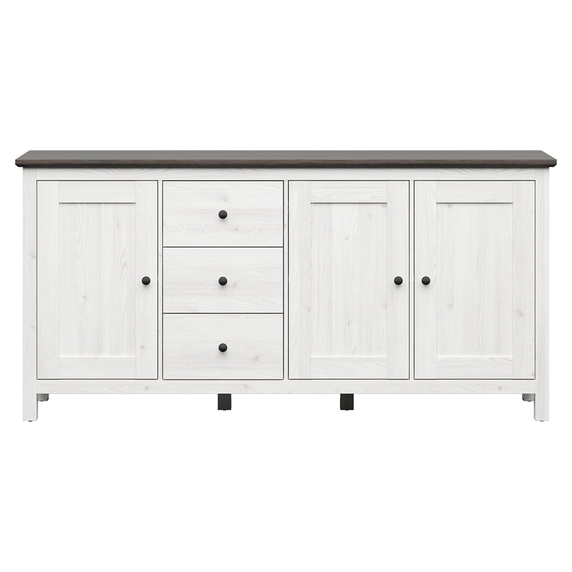 Comoda BERGEN OCN-29509, alb/pin larico