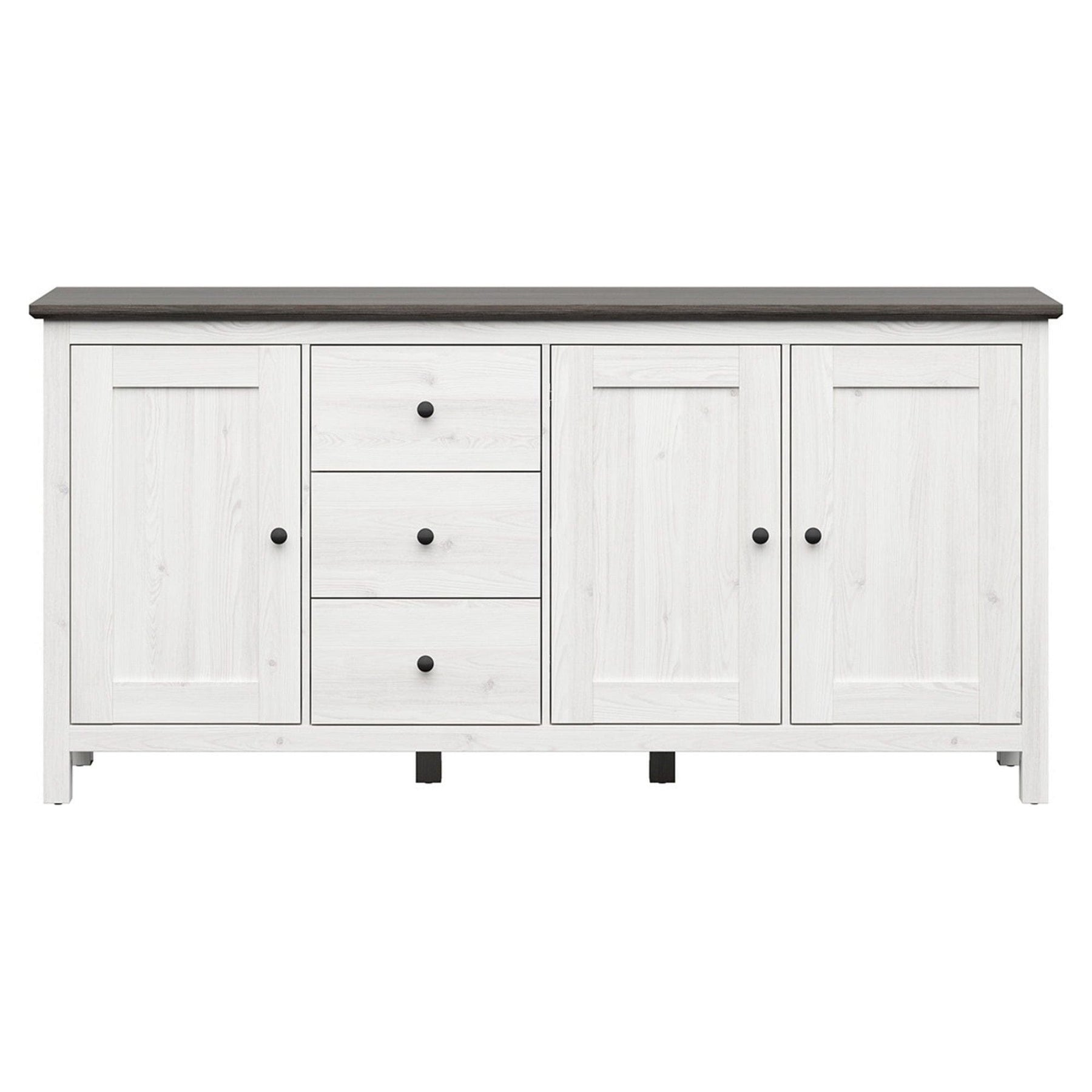 Comoda BERGEN OCN-29509, alb/pin larico