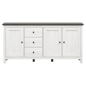 Comoda BERGEN OCN-29509, alb/pin larico