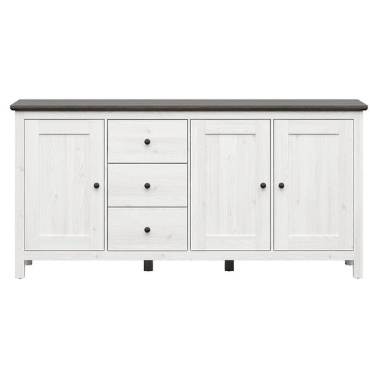 Comoda BERGEN OCN-29509, alb/pin larico