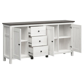 Comoda BERGEN OCN-29509, alb/pin larico