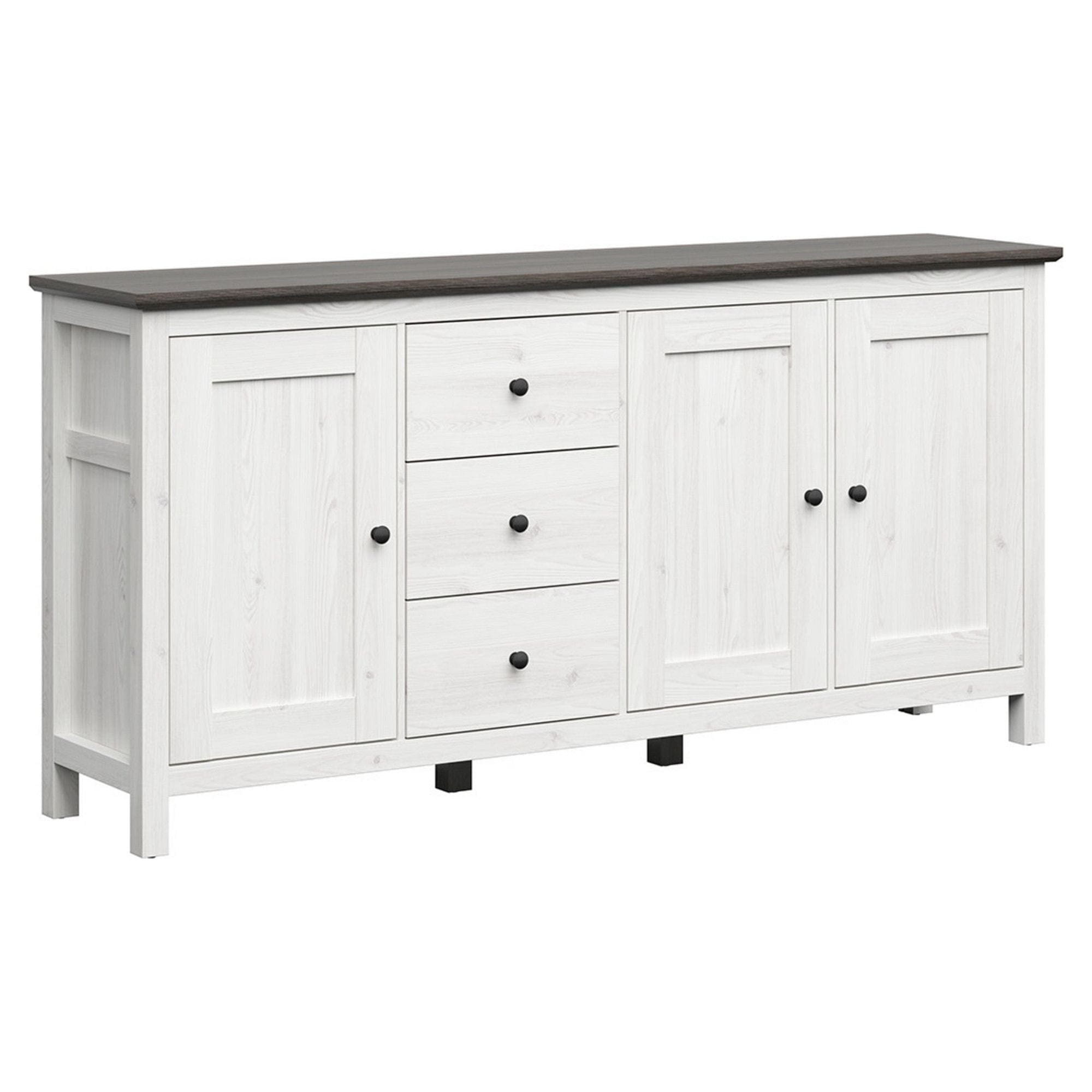 Comoda BERGEN OCN-29509, alb/pin larico