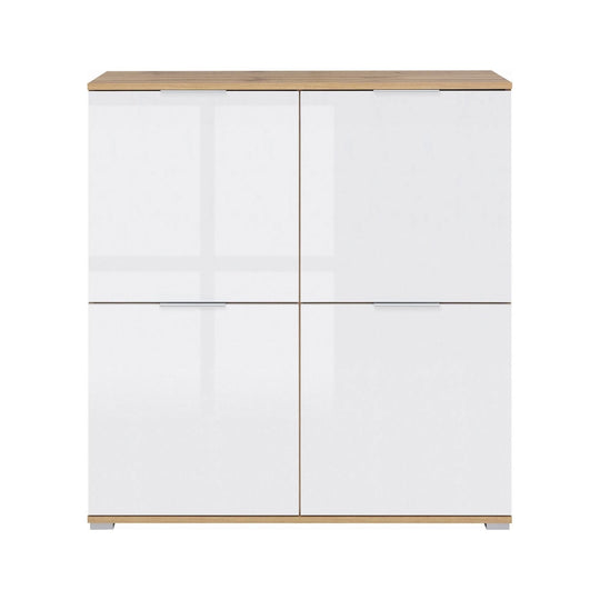 Comoda BERGEN OCN-29514, alb/stejar wotan