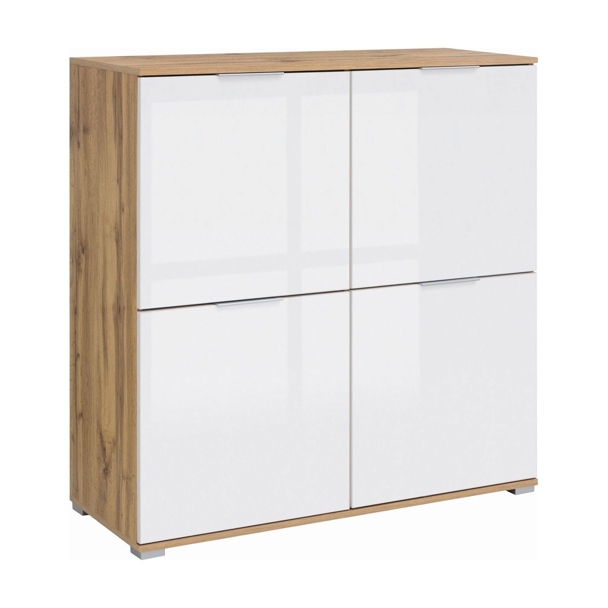 Comoda BERGEN OCN-29514, alb/stejar wotan