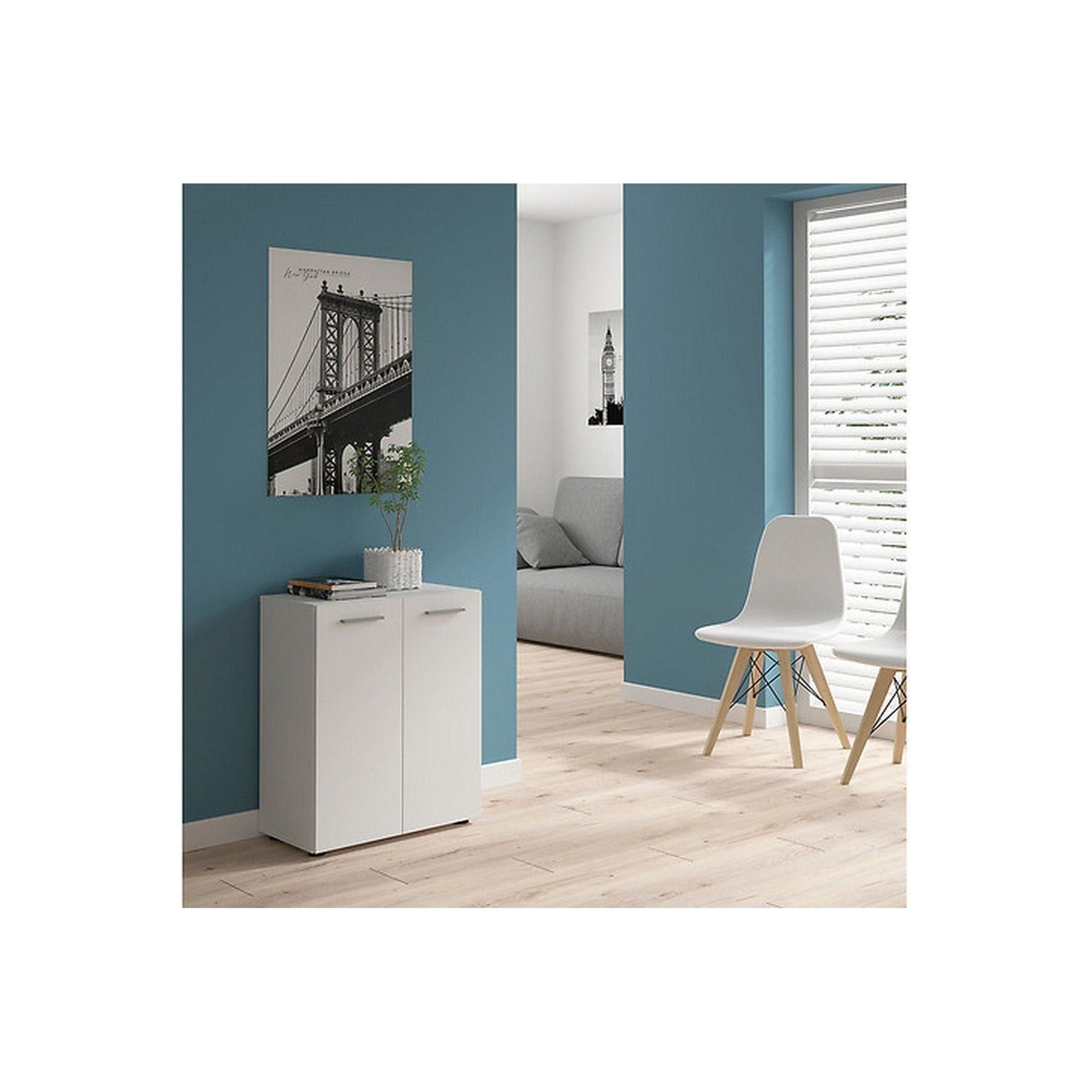 Comoda BERGEN OCN-29546, alb