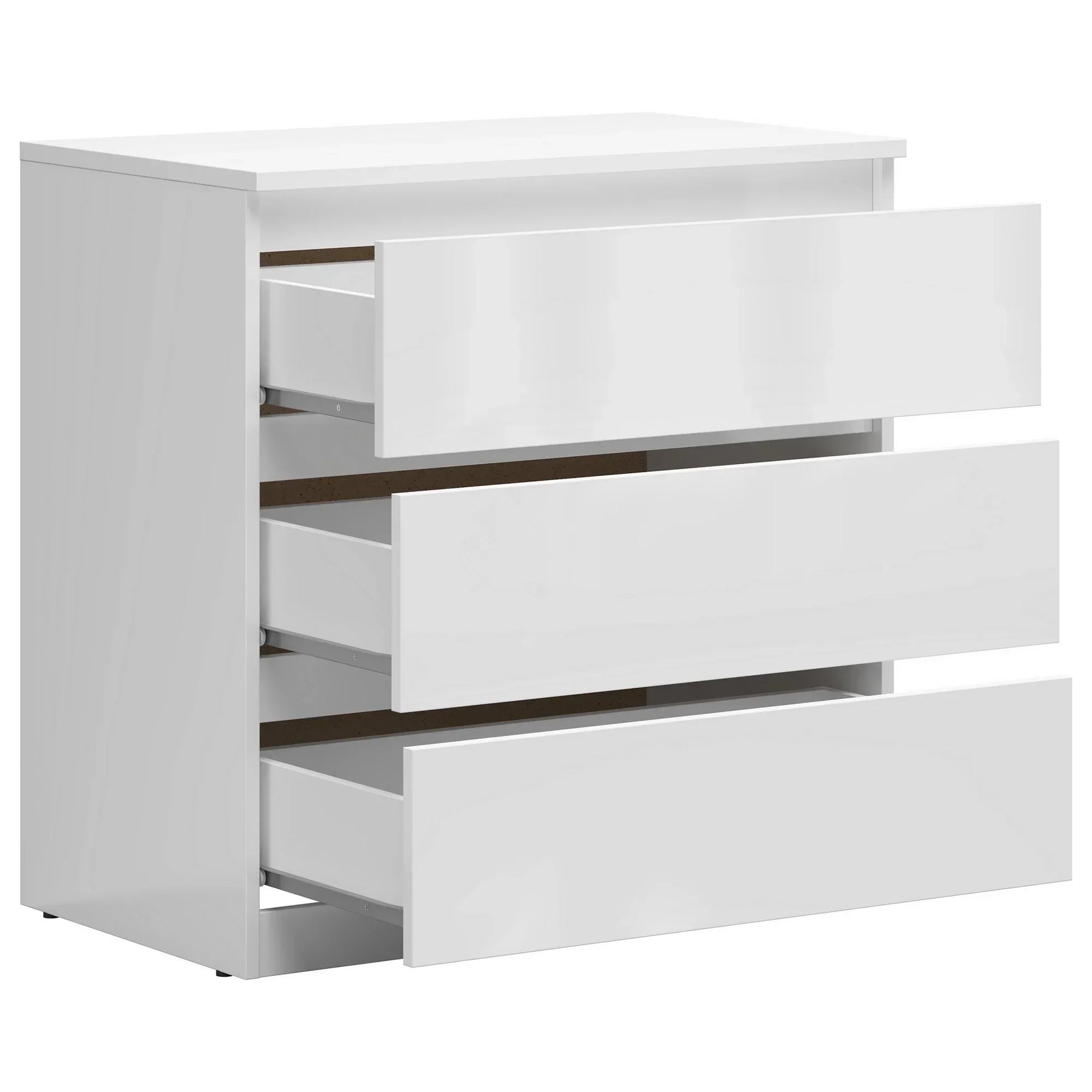Comoda BERGEN OCN-29578, alb lucios