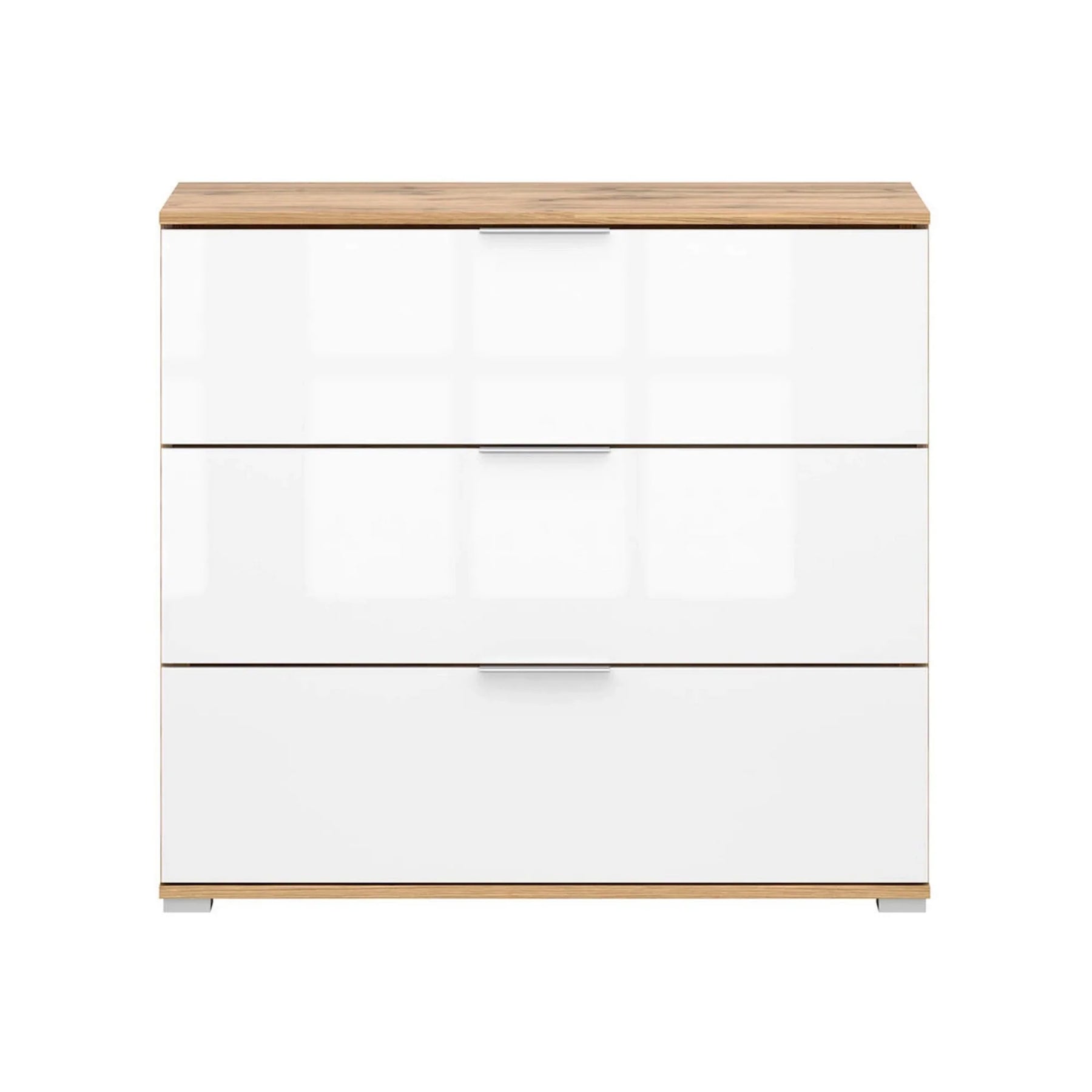 Comoda BERGEN OCN-29590, stejar wotan/alb lucios