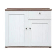 Comoda BERGEN OCN-29598, alb andersen/stejar sonoma